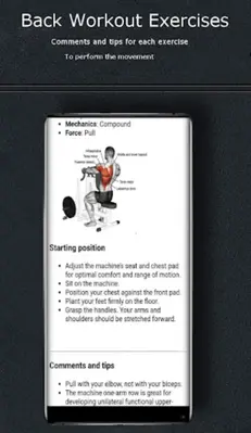 Back Workout Exercises android App screenshot 1