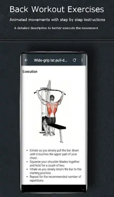 Back Workout Exercises android App screenshot 5